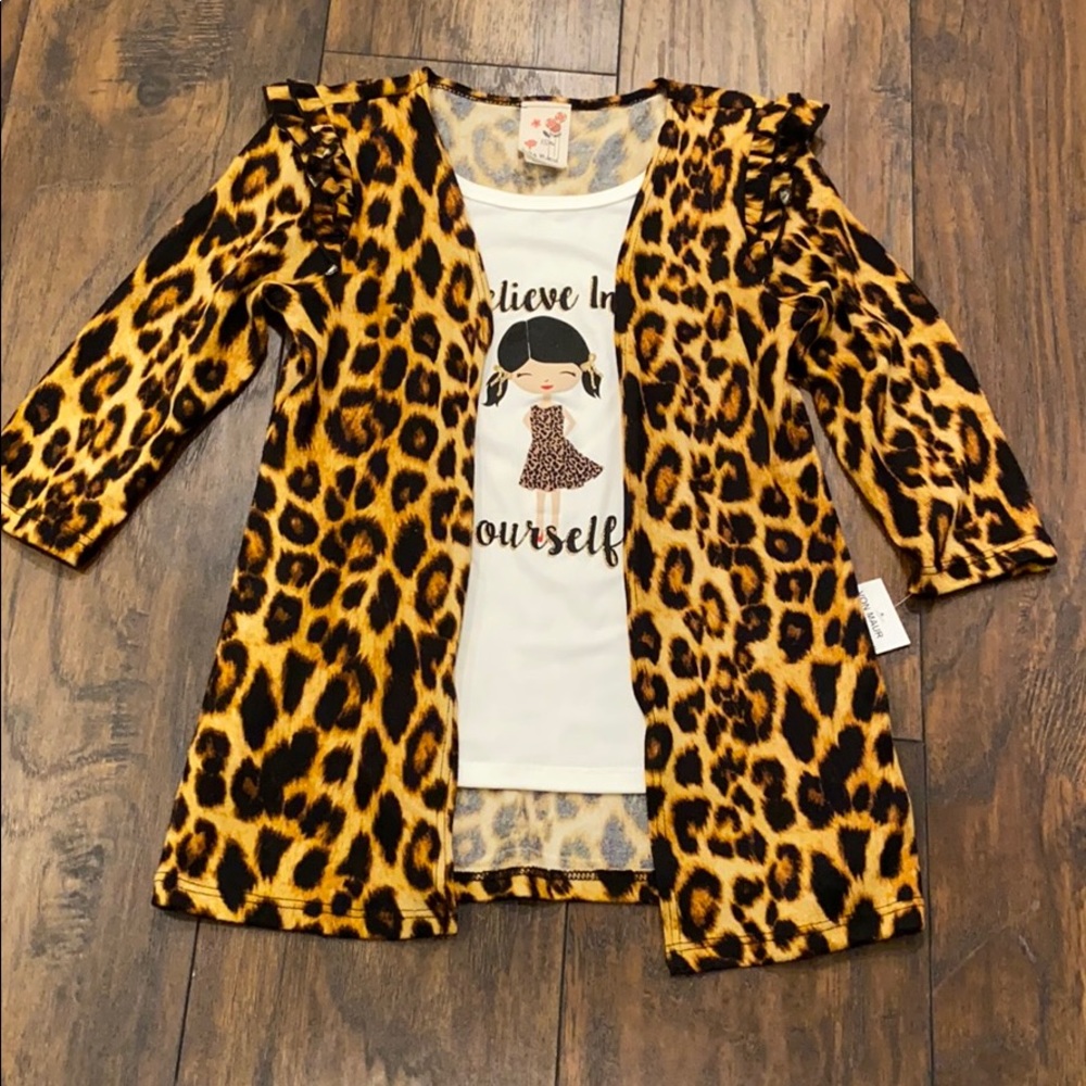 Lily Bleu Believe In Yourself Leopard 🐆 Cardigan